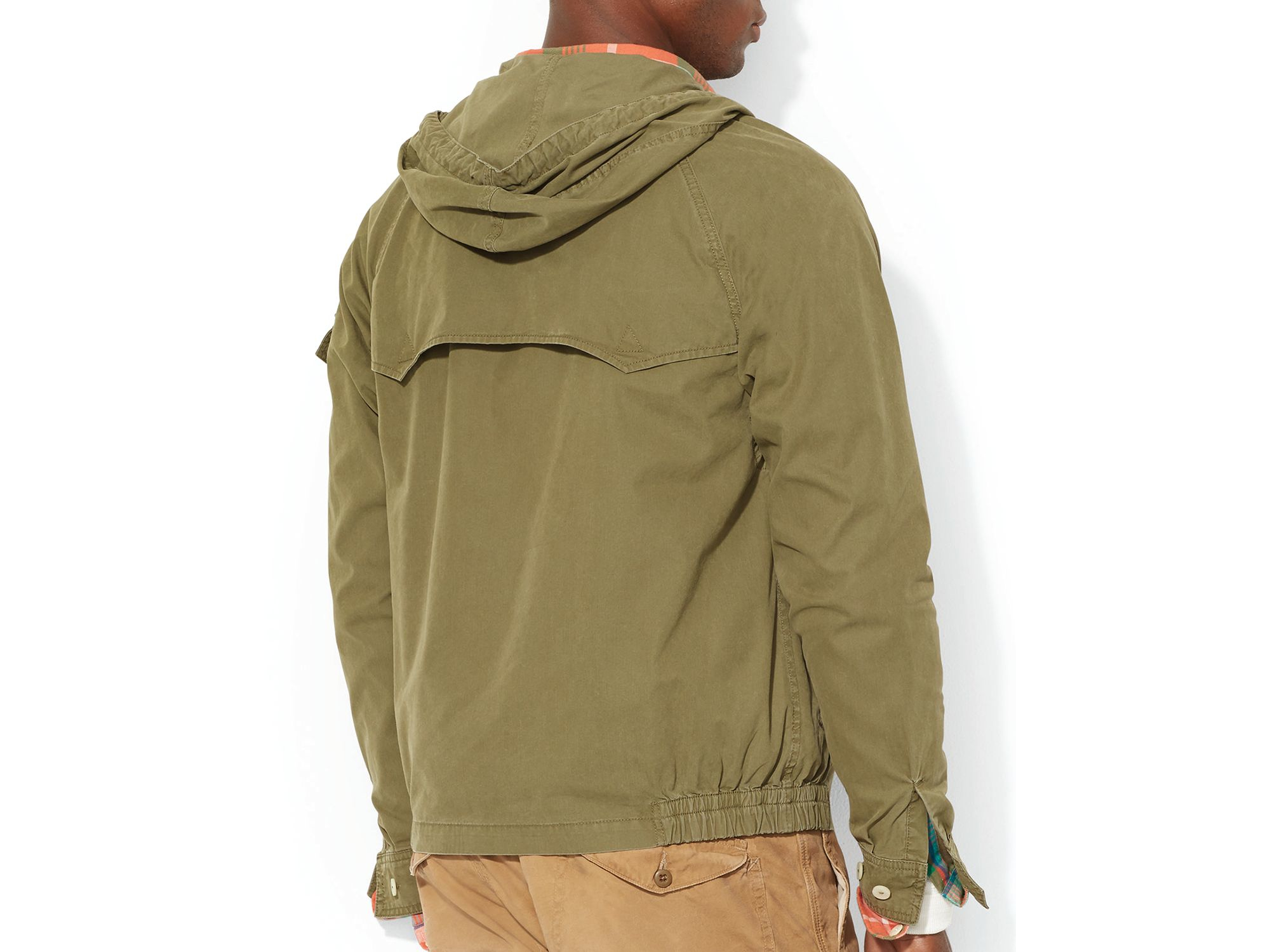 ralph lauren green windbreaker