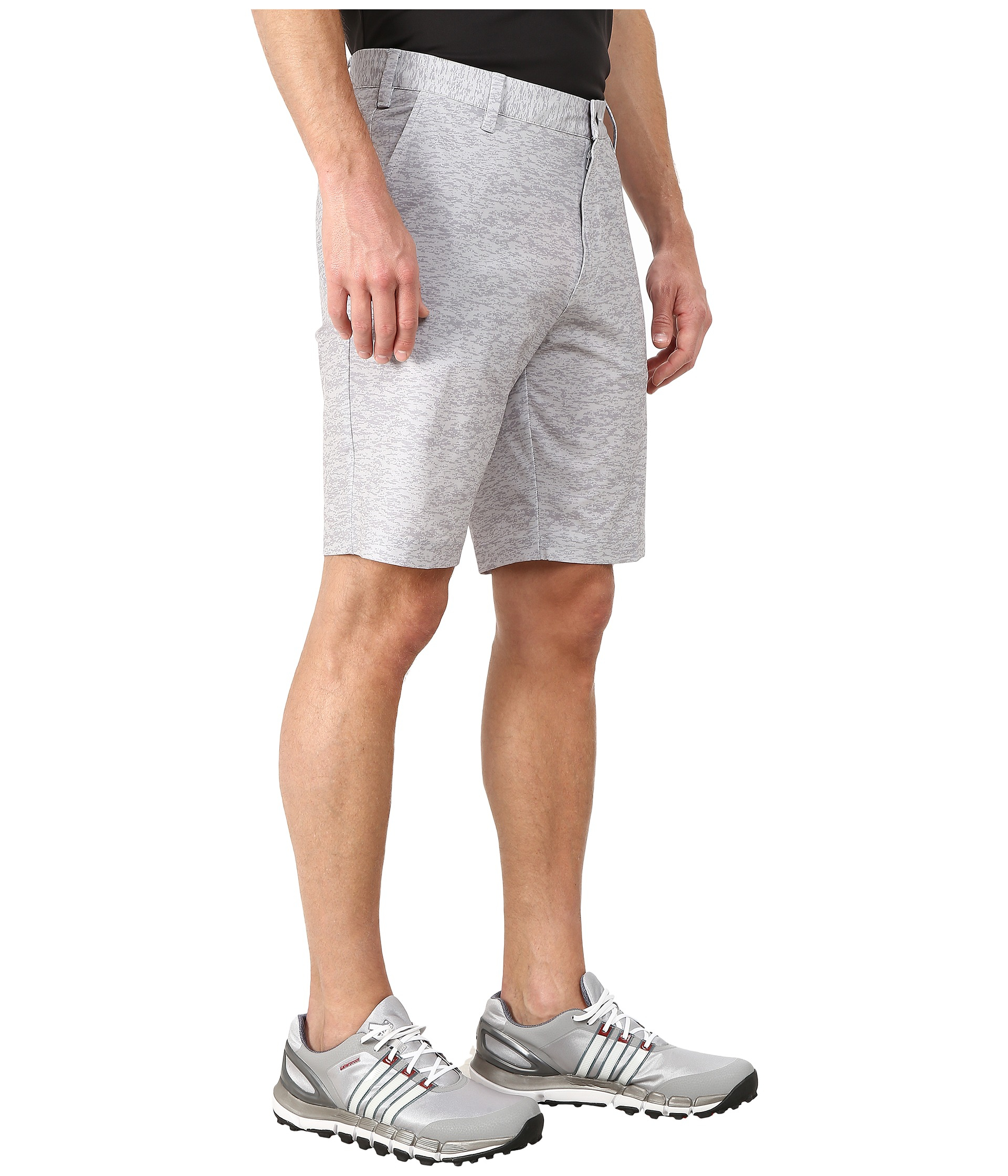 Adidas Stretch Camo Print Shorts in Gray for Men | Lyst