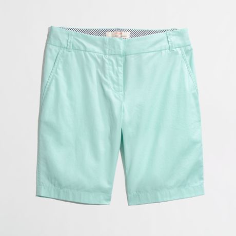 J.crew Factory 9 Chino Short in Green (soft mint) | Lyst