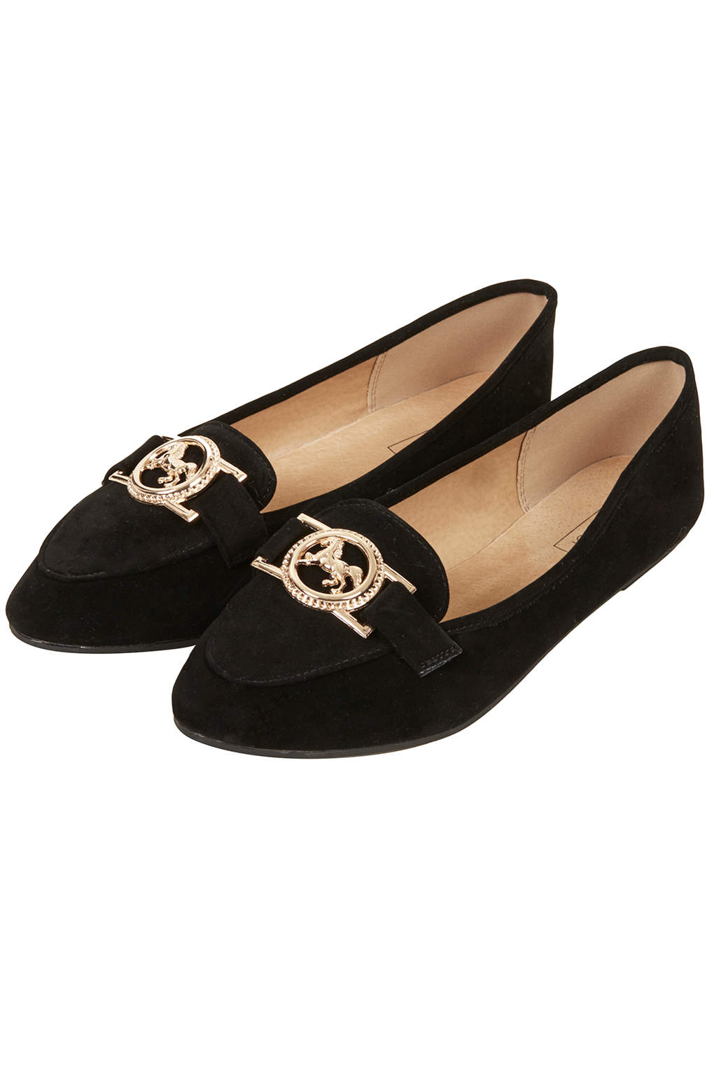 Lyst - Topshop Mardi Horse Slippers in Black