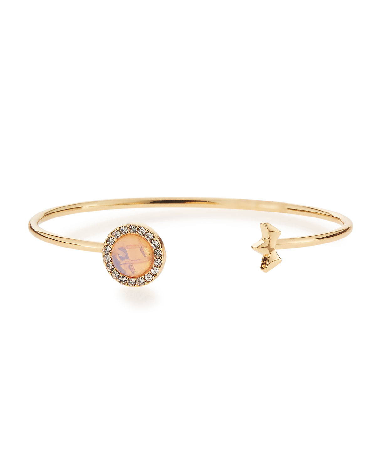 Lyst Jules Smith Crown Cuff Bracelet In Pink Gallery