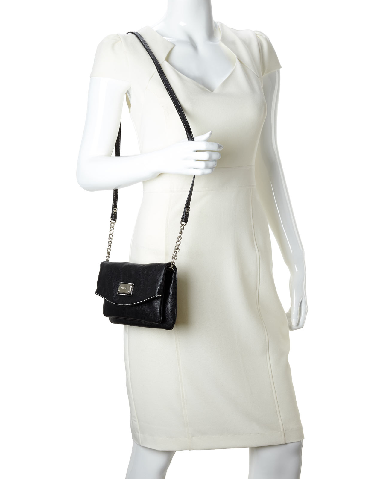 Lyst Nine West Tunnel Mini Crossbody In Black Gallery