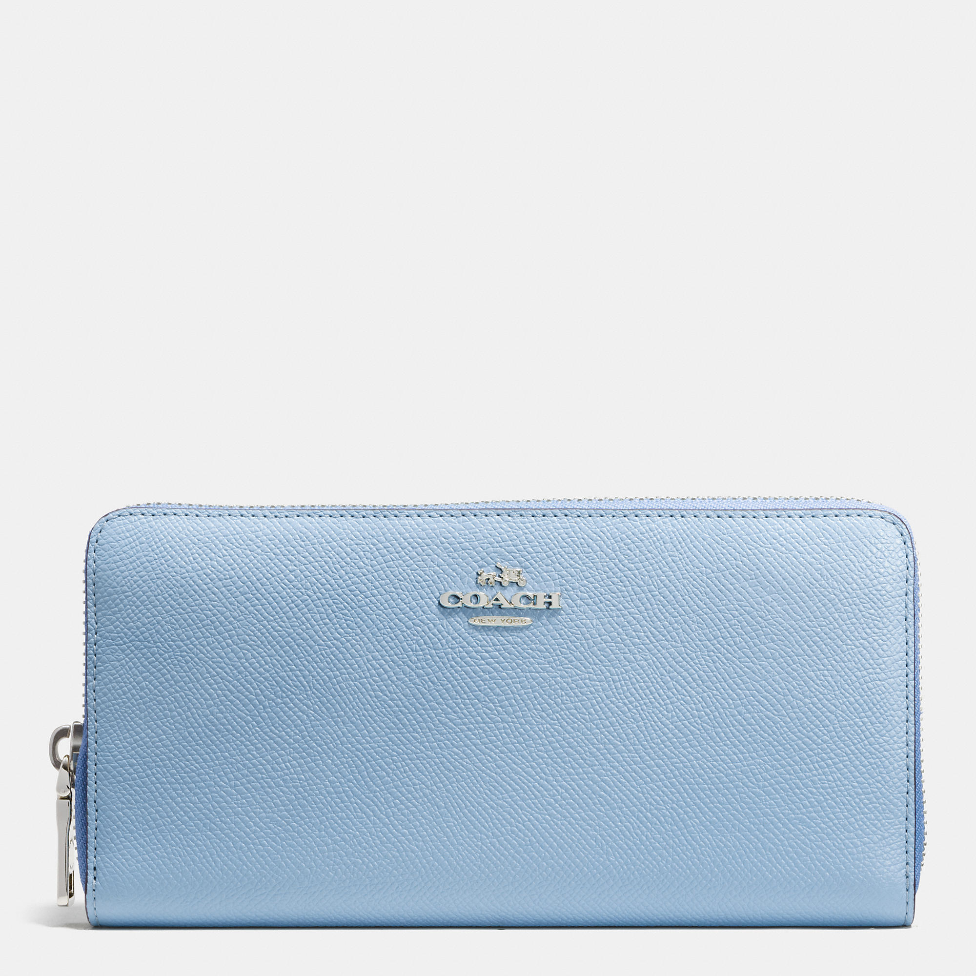 Lyst Coach Accordion Zip Wallet In Colorblock Crossgrain Leather Gallery