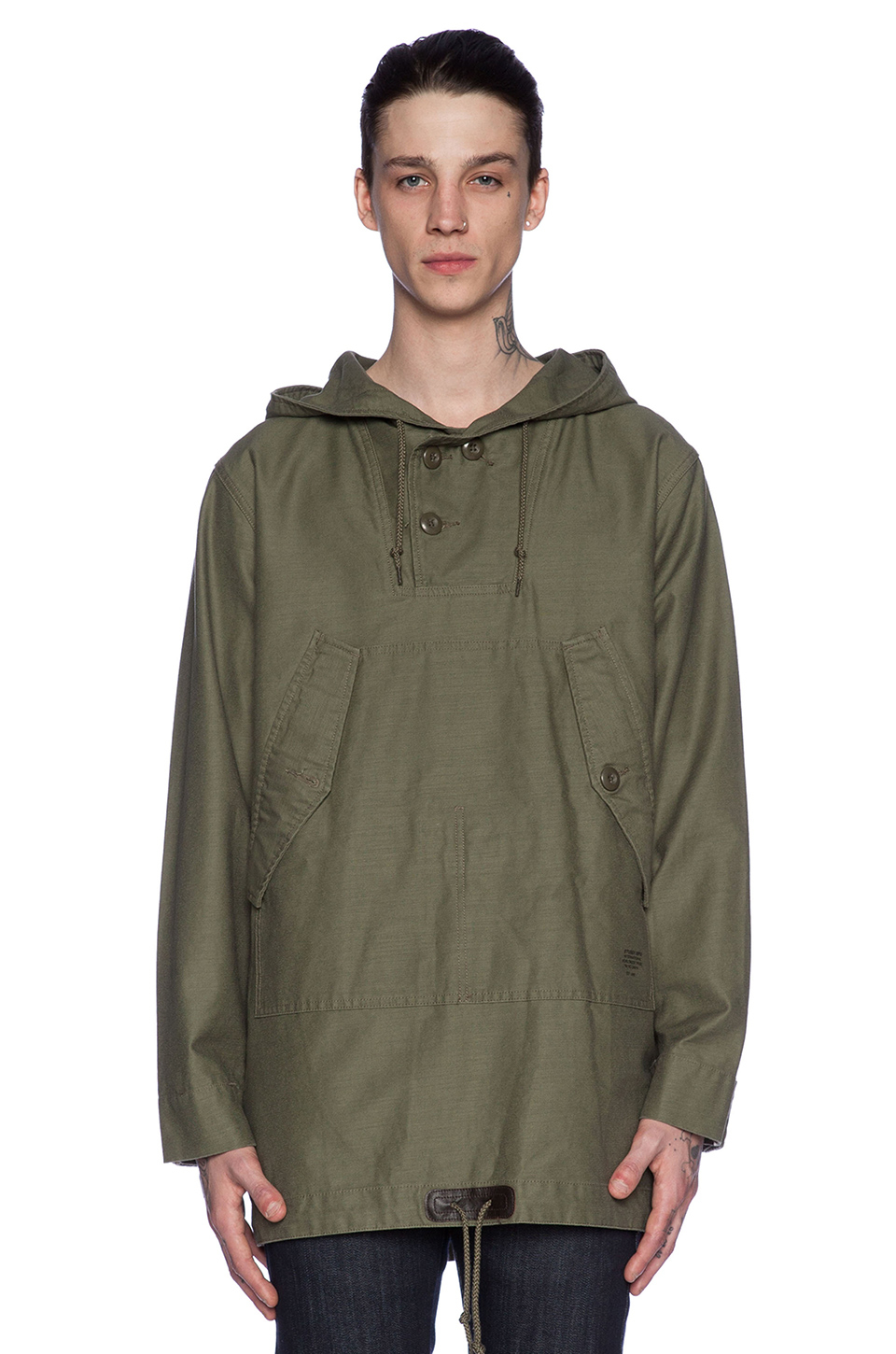 Lyst - Stussy Military Poncho in Green for Men