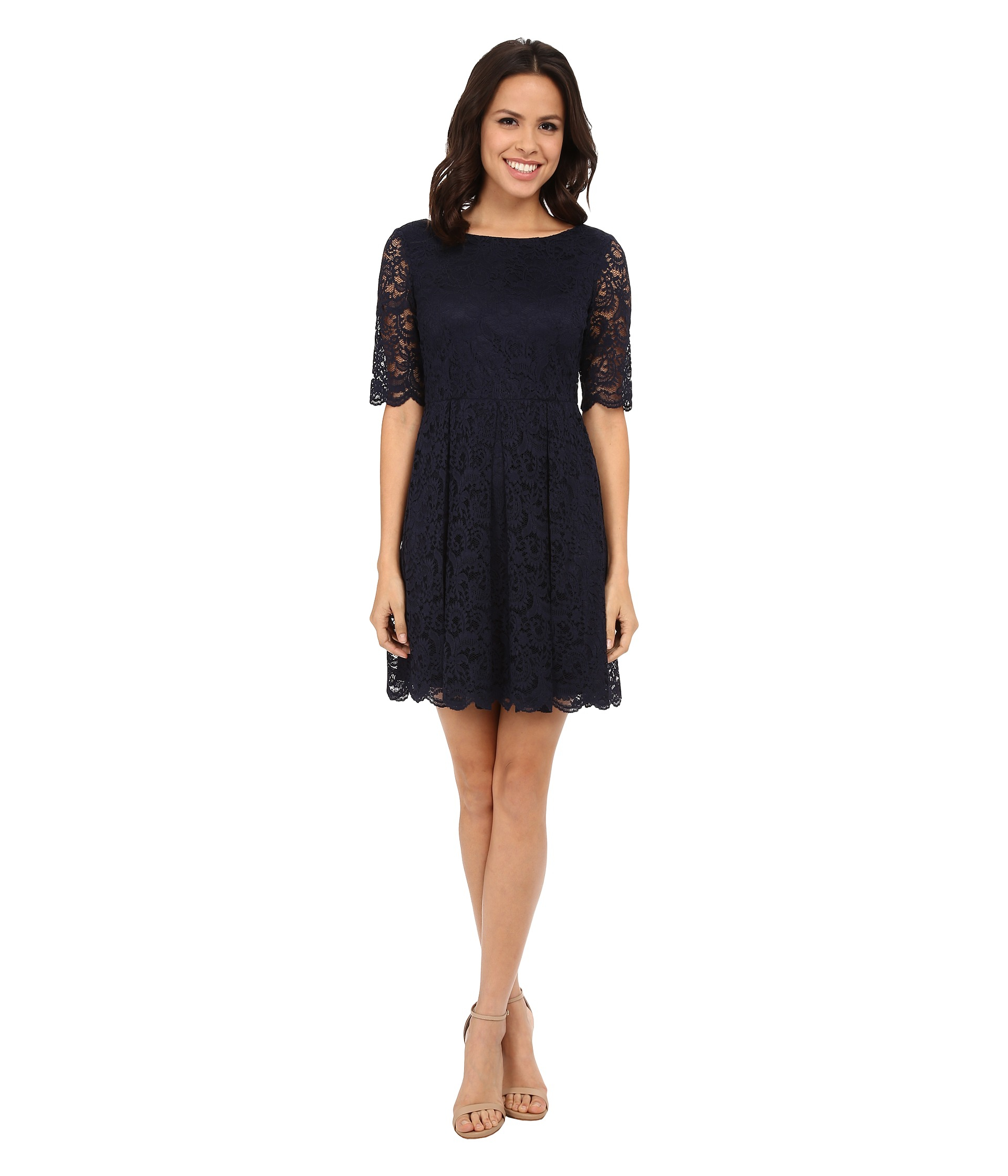 jessica simpson black lace dress