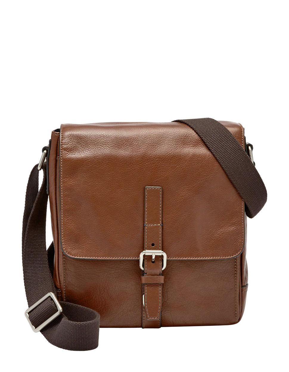 Fossil Davis Leather City Courier Crossbody Bag | Lyst