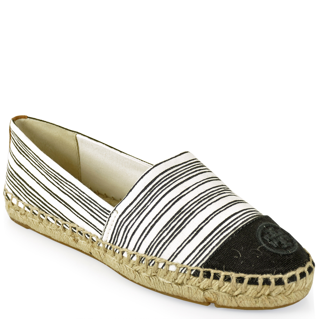 black canvas espadrilles flats