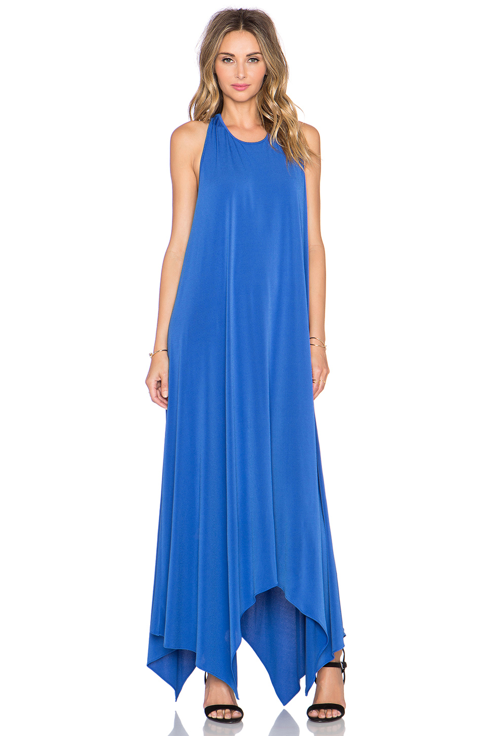 Lyst - Rachel Zoe Athena Halter Maxi Dress in Blue