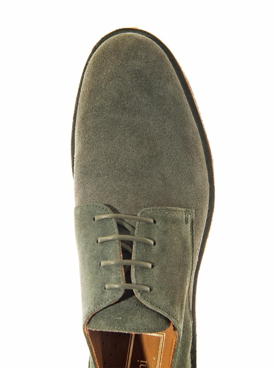 Lyst Ami Suede Derby Shoes in Green for Men