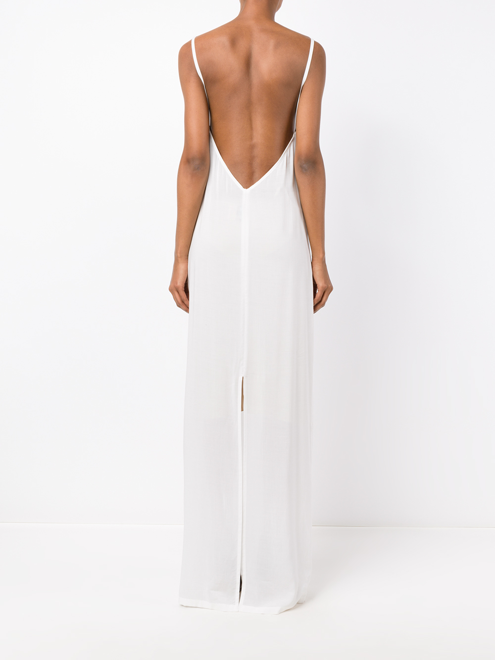 Lyst Ann Demeulemeester Long Slip Dress in White