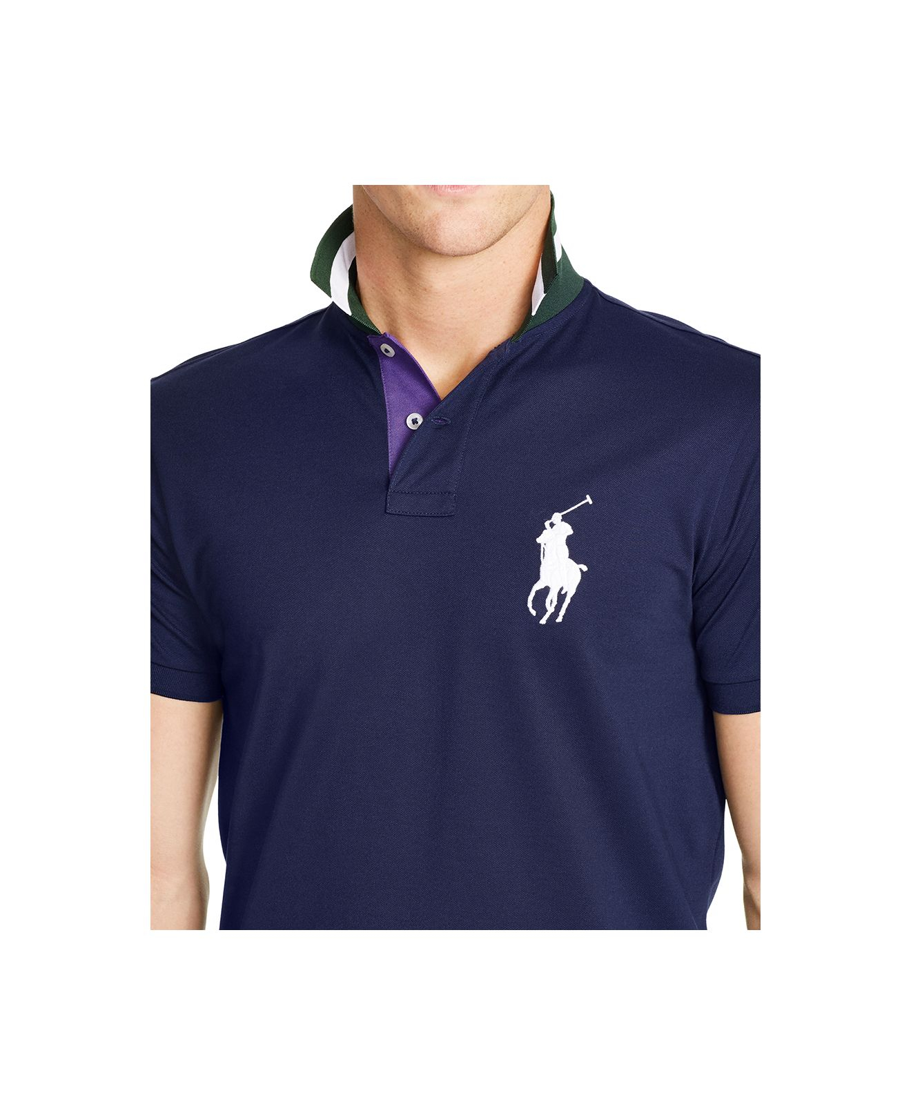 Polo ralph lauren Wimbledon Custom-fit Ball Boy Polo Shirt in Blue for ...