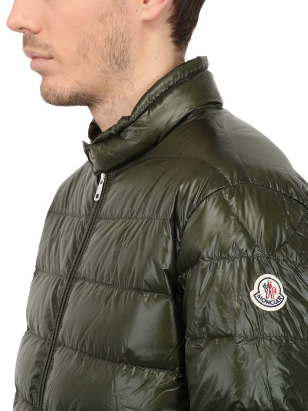 Lyst - Moncler Acorus Nylon Light Weight Down Jacket in Green for Men