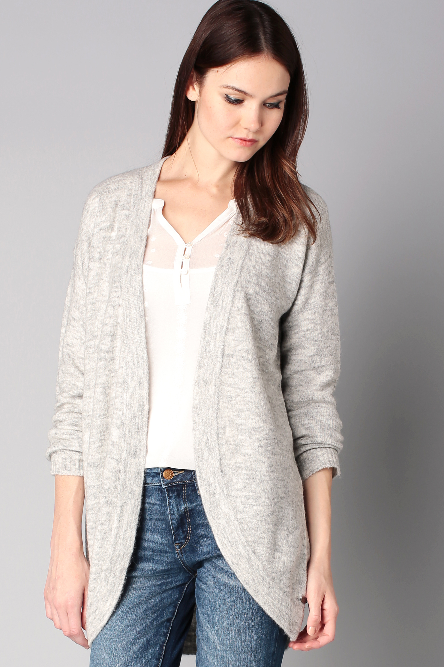 Lyst Esprit  Cardigan  in Gray