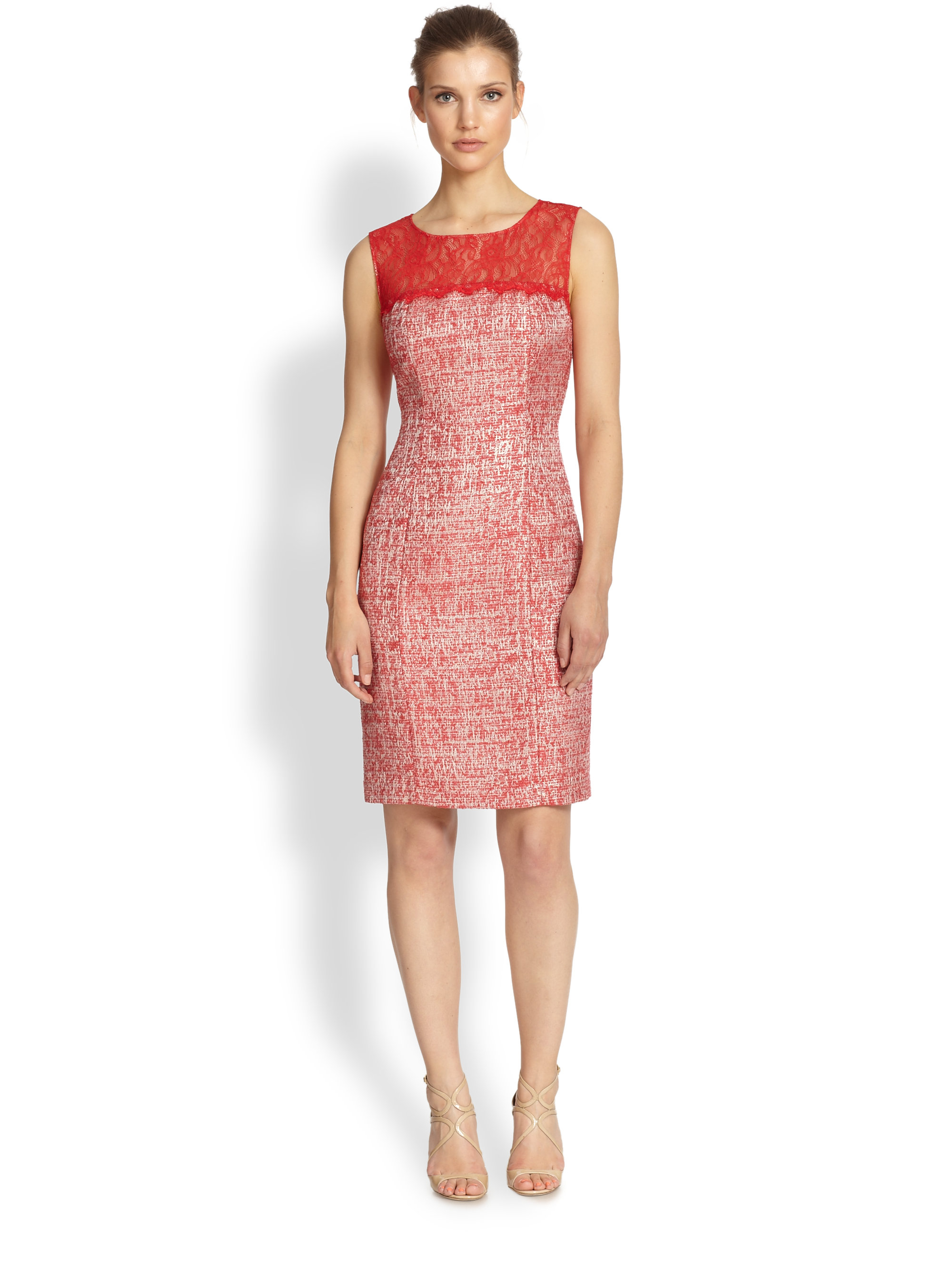 Red Tweed Dress