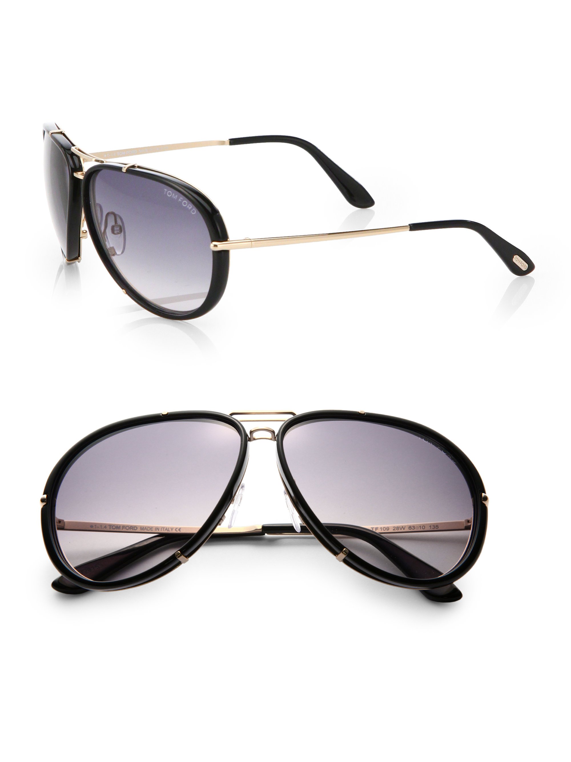 Lyst Tom Ford Cyrille 63mm Aviator Sunglasses In Metallic For Men