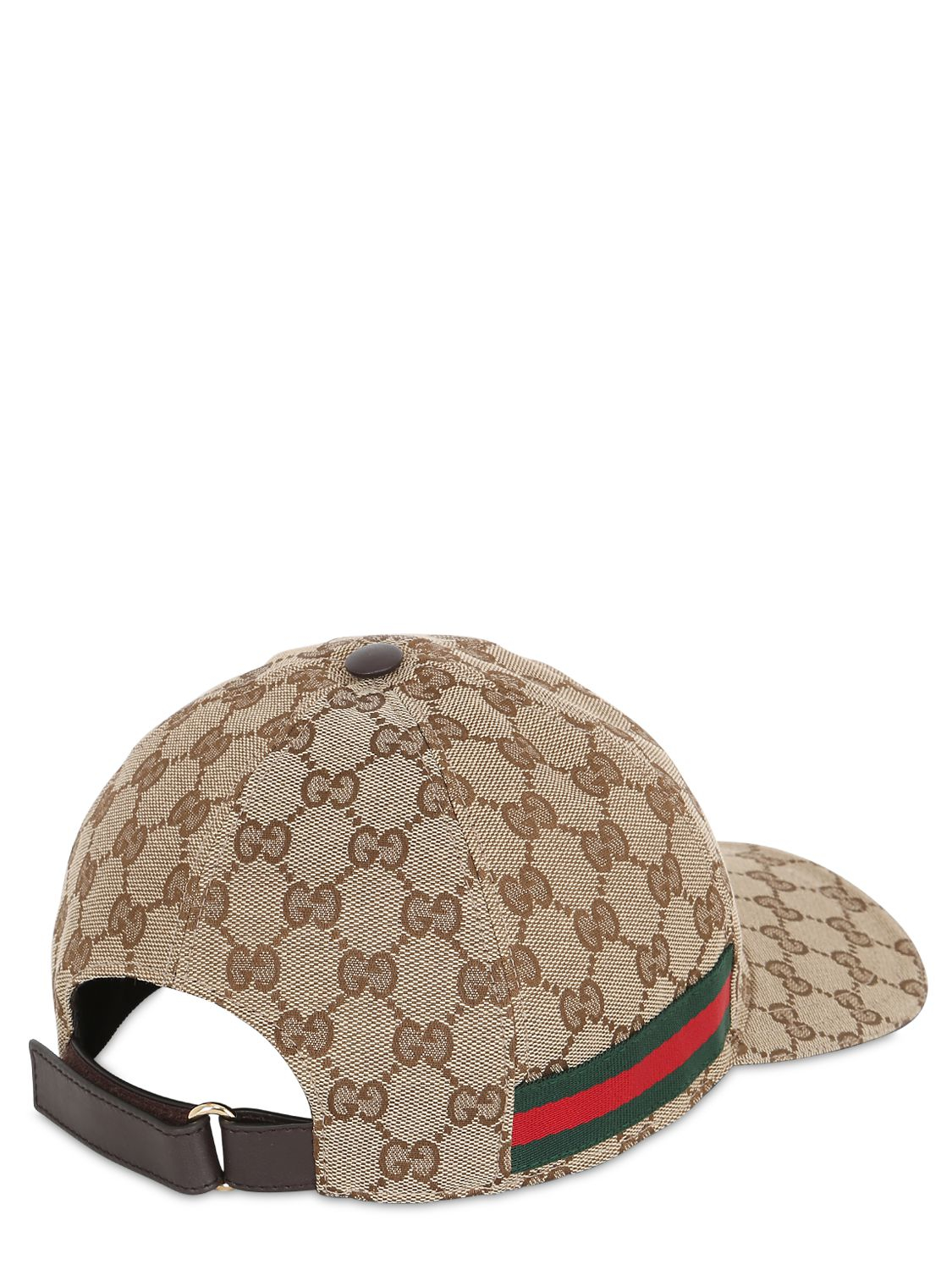 Gucci Web & Gg Jacquard Baseball Hat in Beige (Natural) for Men - Lyst