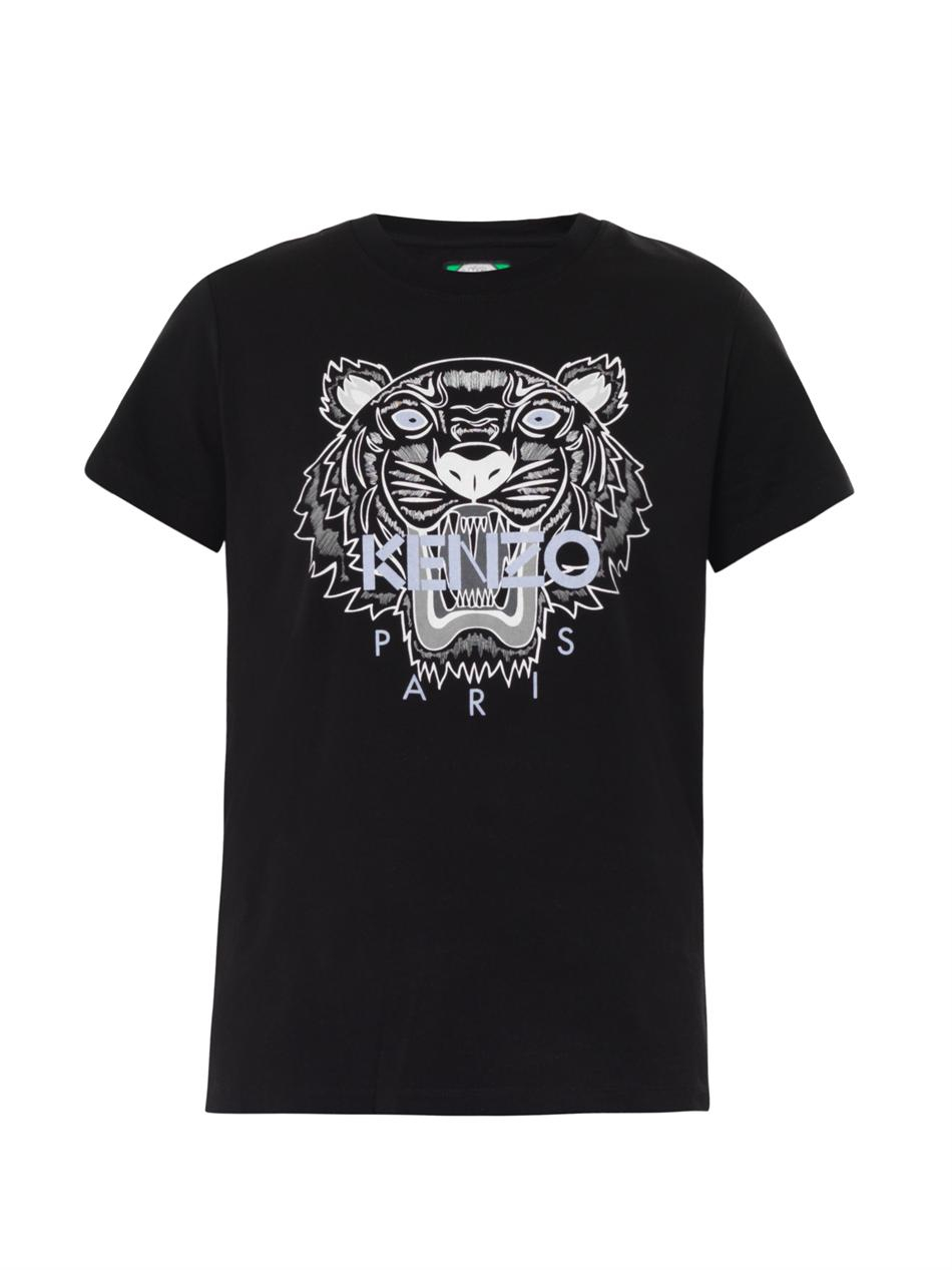 Lyst - Kenzo Tigerprint Tshirt in Black