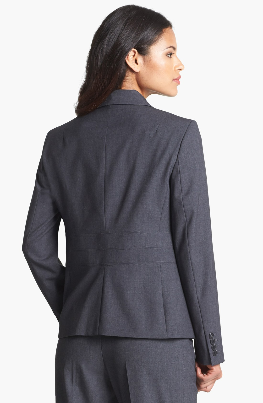 Jones new york Emma Suit Jacket in Gray (charcoal) | Lyst