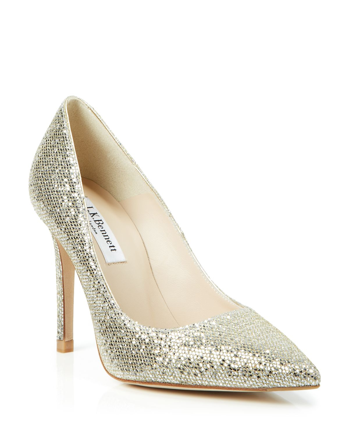 silver mesh shoes