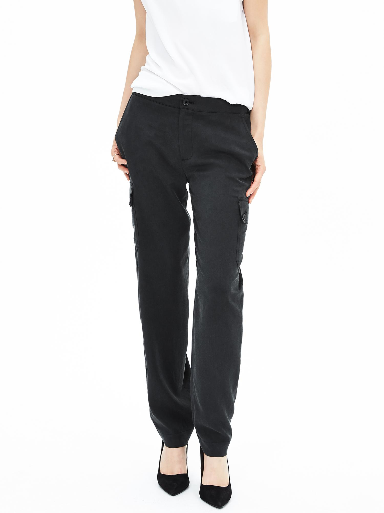 banana republic black pants