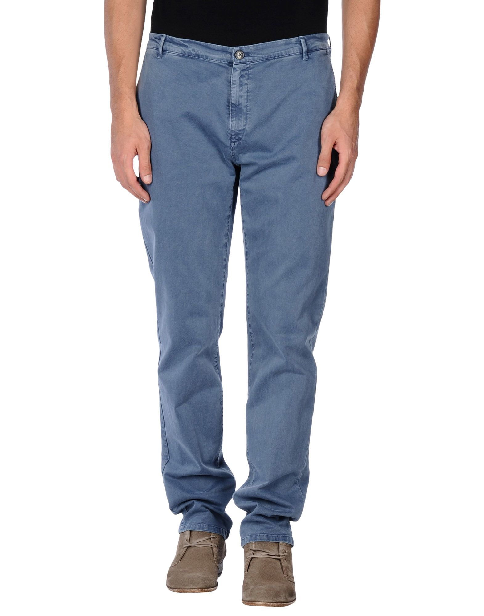 Lyst - Fred Perry Denim Trousers in Blue for Men