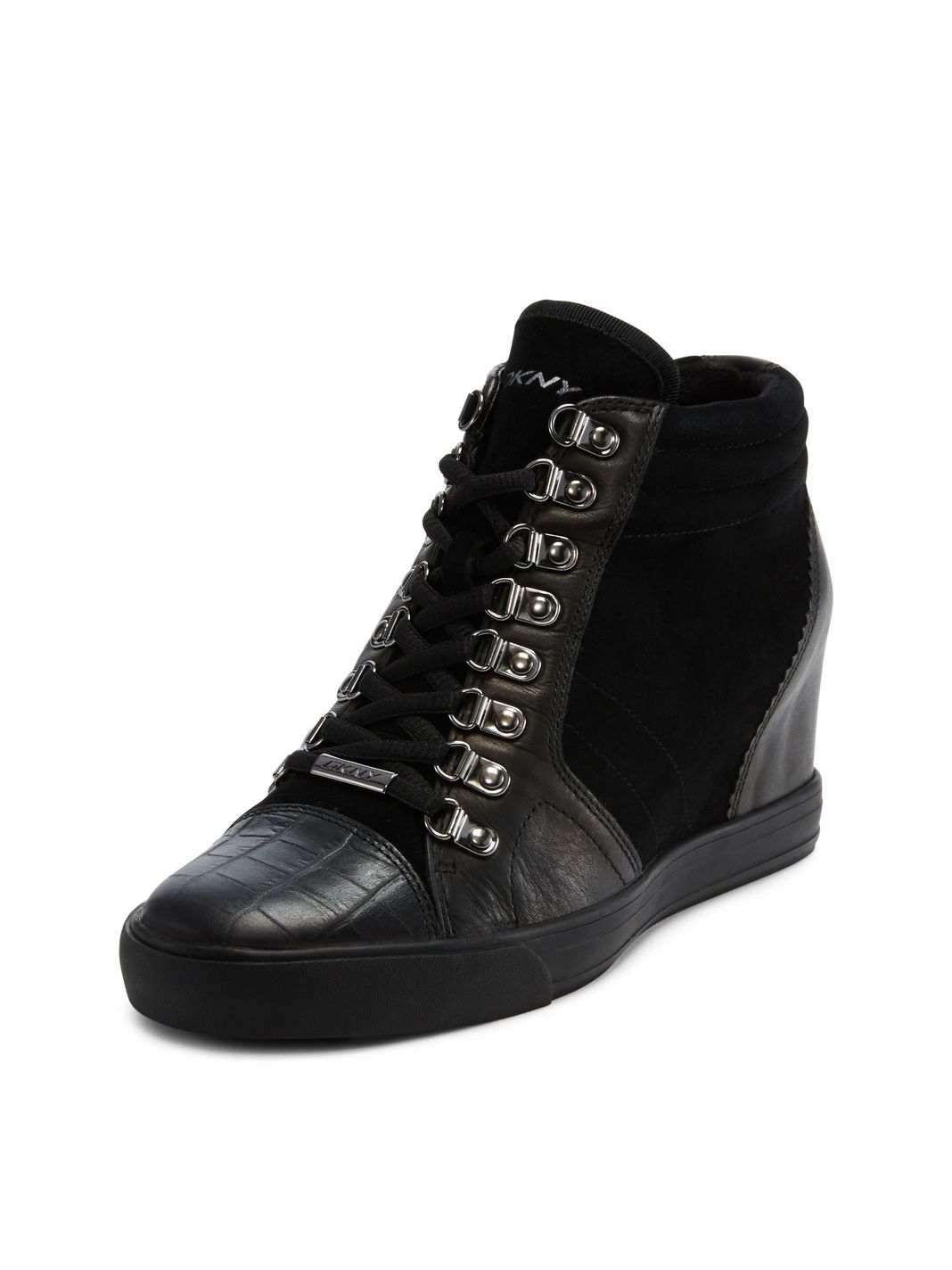 dkny christina wedge sneakers