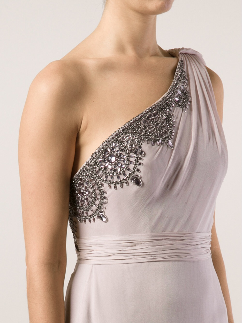 marchesa notte one shoulder