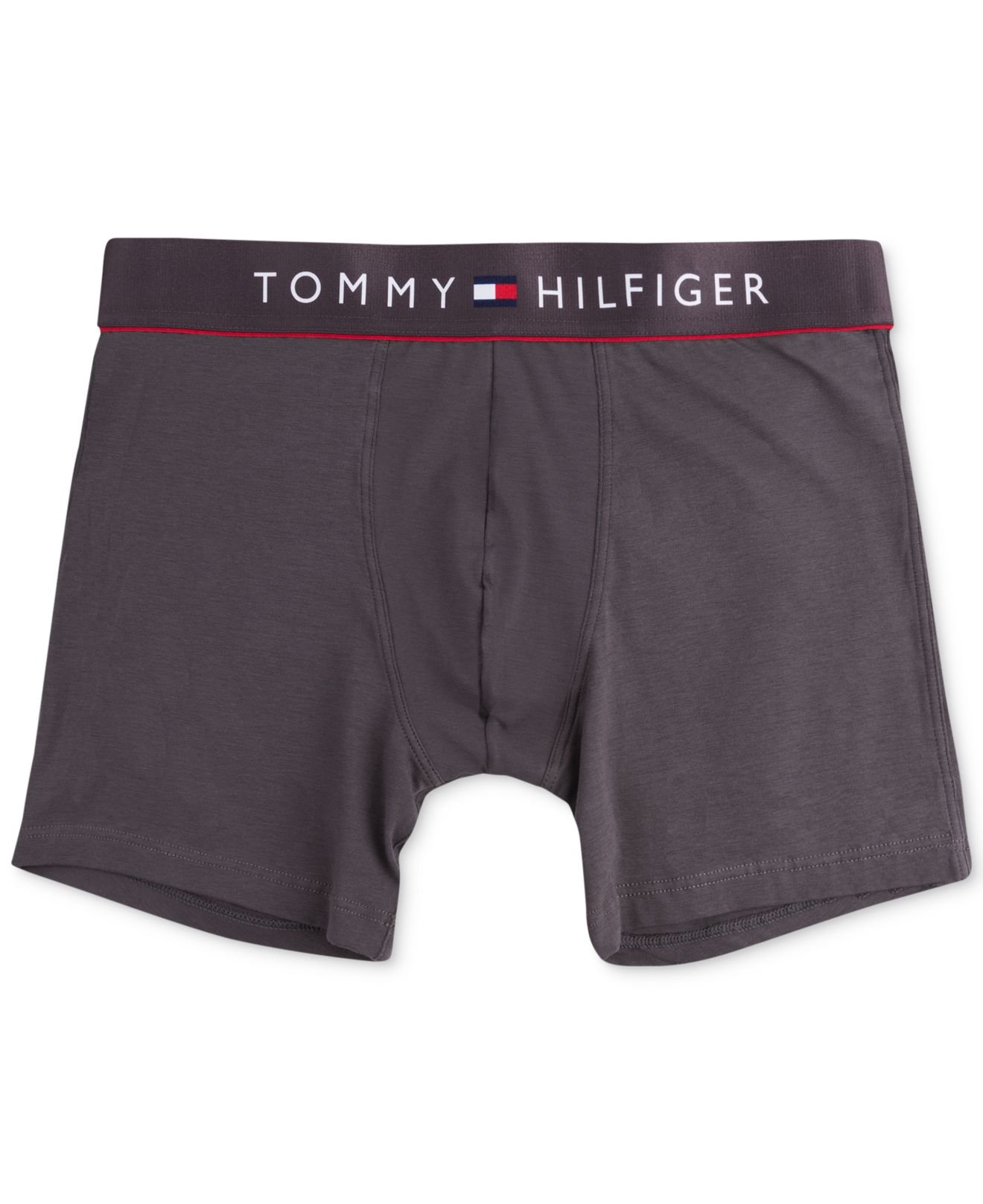 Tommy hilfiger Cotton Flex Boxer Briefs - 09t2771 in Gray for Men ...