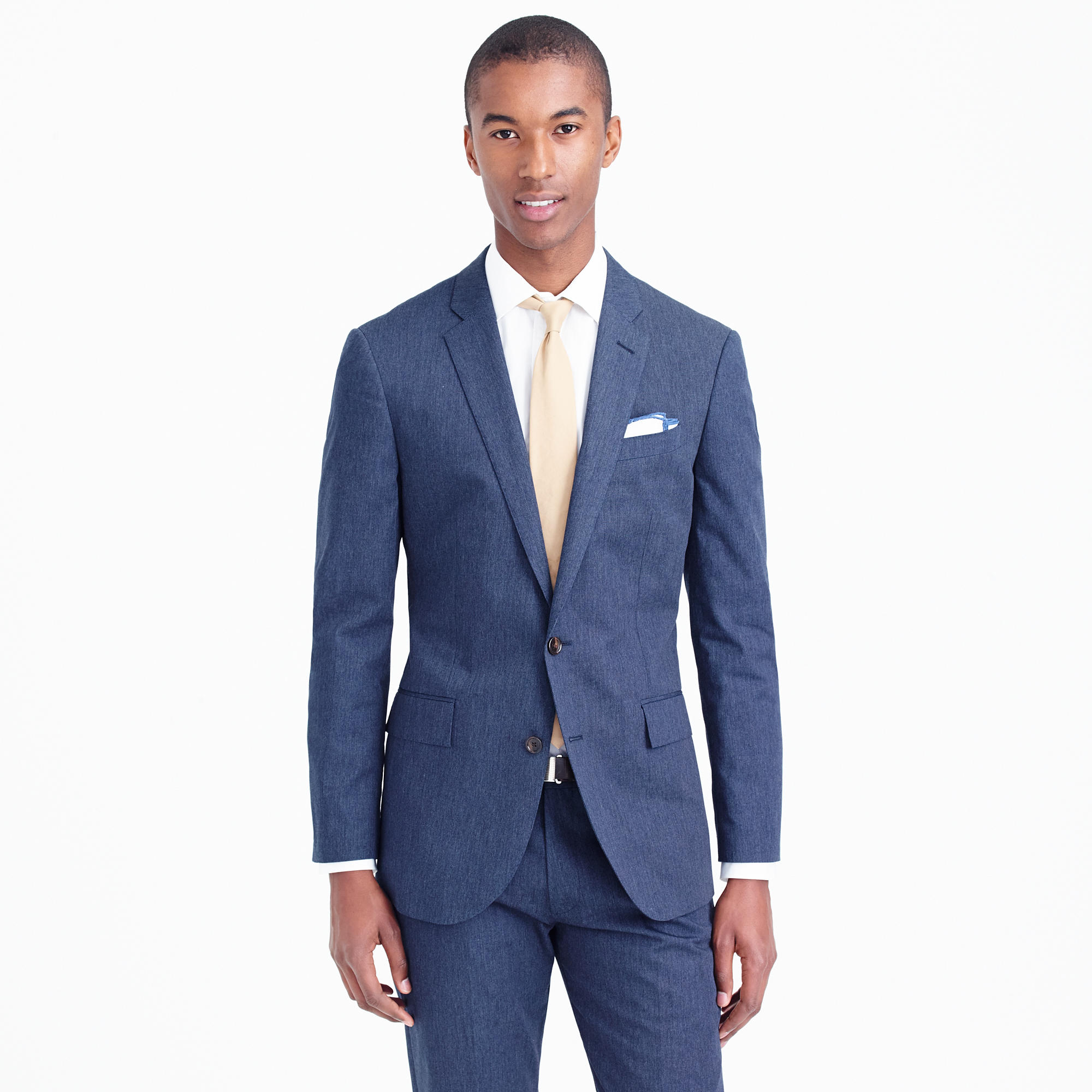 Lyst - J.Crew Ludlow Suit Jacket In Heathered Cotton in Blue for Men