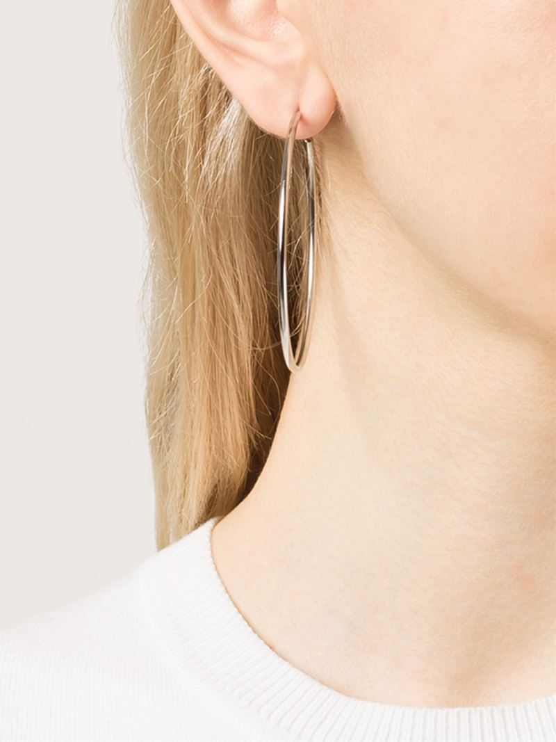 Lyst Michael Kors Hoop Earrings In Metallic Gallery