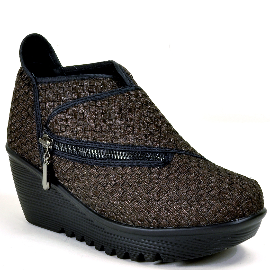 bernie mev high rise wedge boot