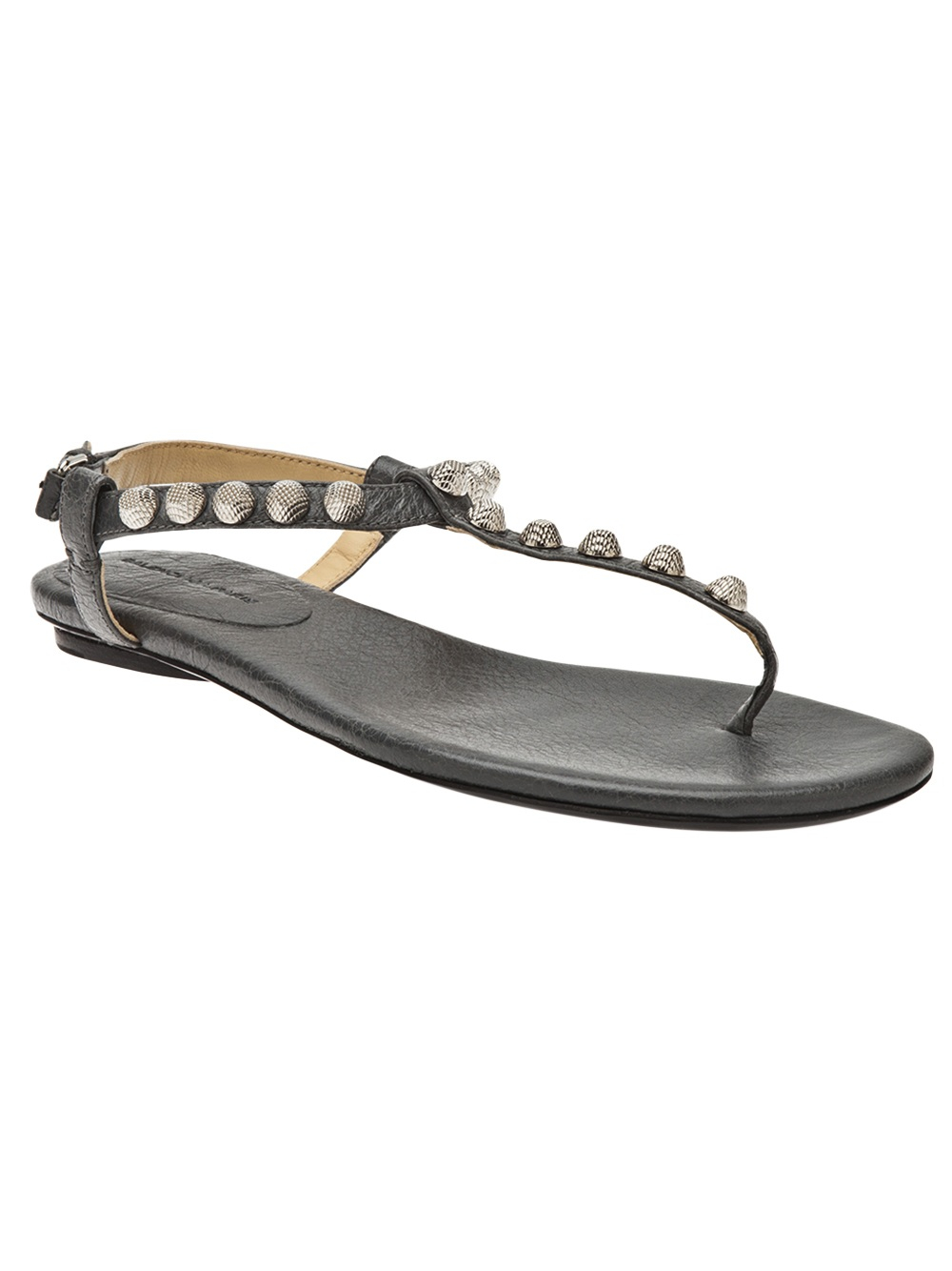 Lyst - Balenciaga Arena Thong Sandal in Gray