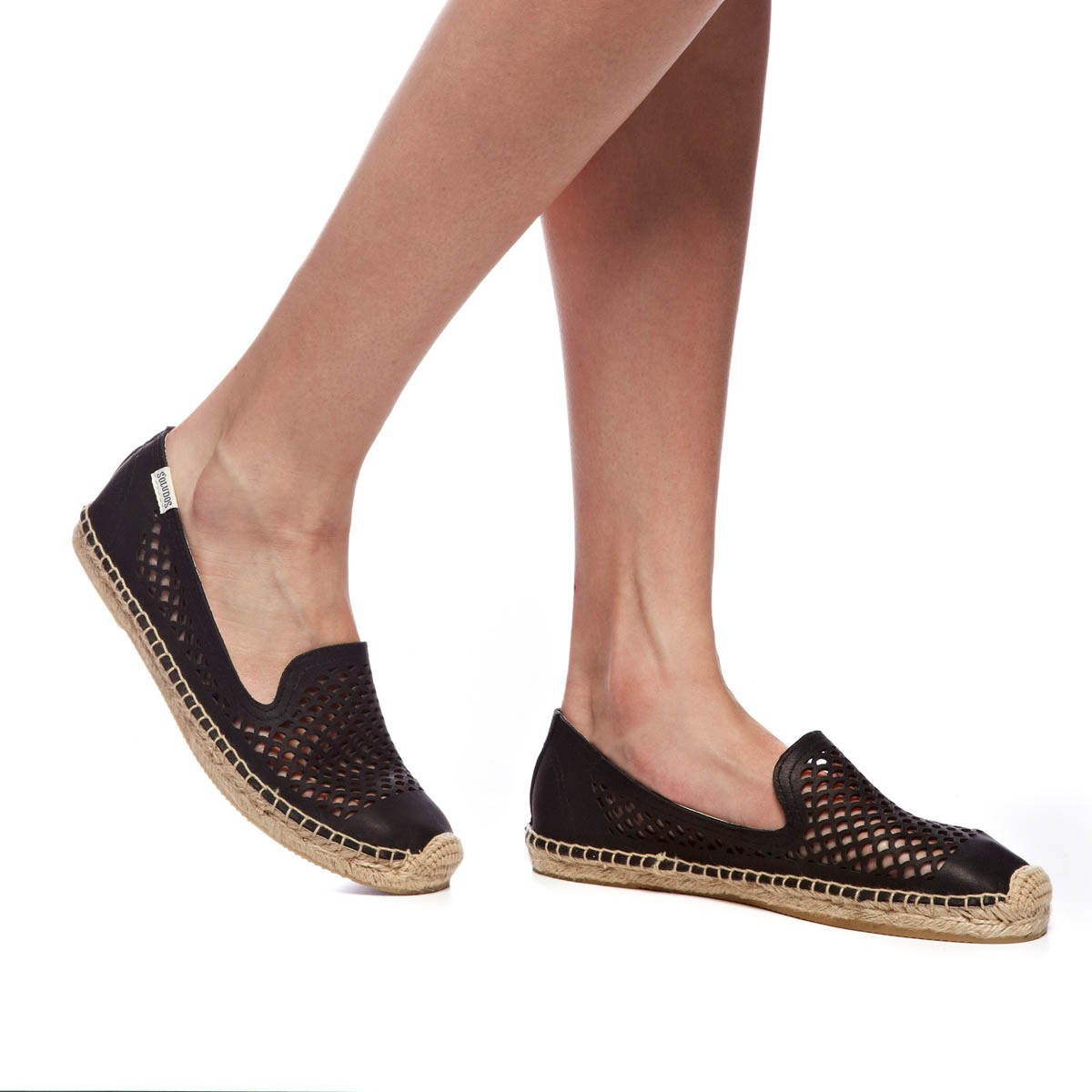 soludos leather smoking slipper