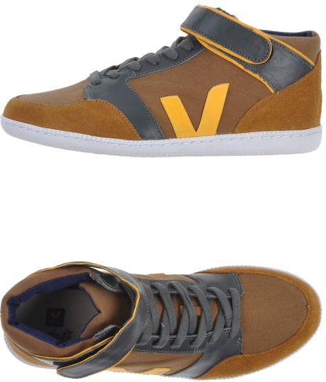 high top veja sneakers