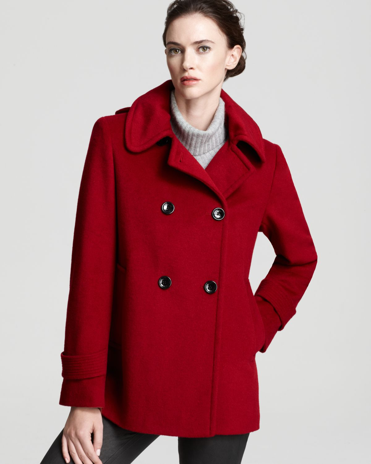 calvin klein ladies pea coat