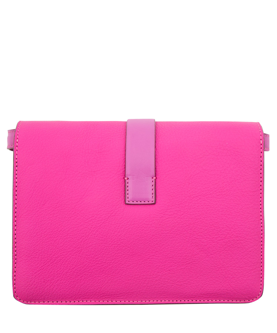 Victoria beckham Mini Pink Leather Bag in Pink | Lyst