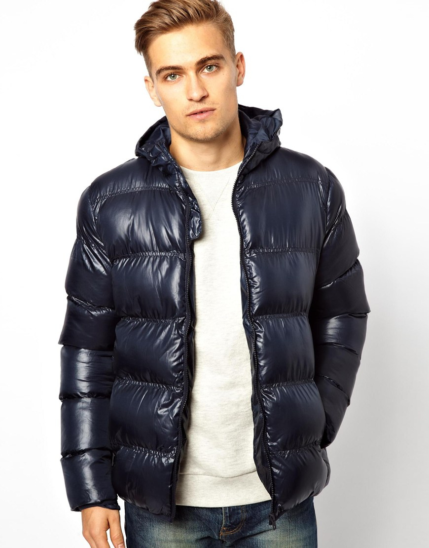 French Connection Jacket Padded in Blue for Men (Navy) | Lyst