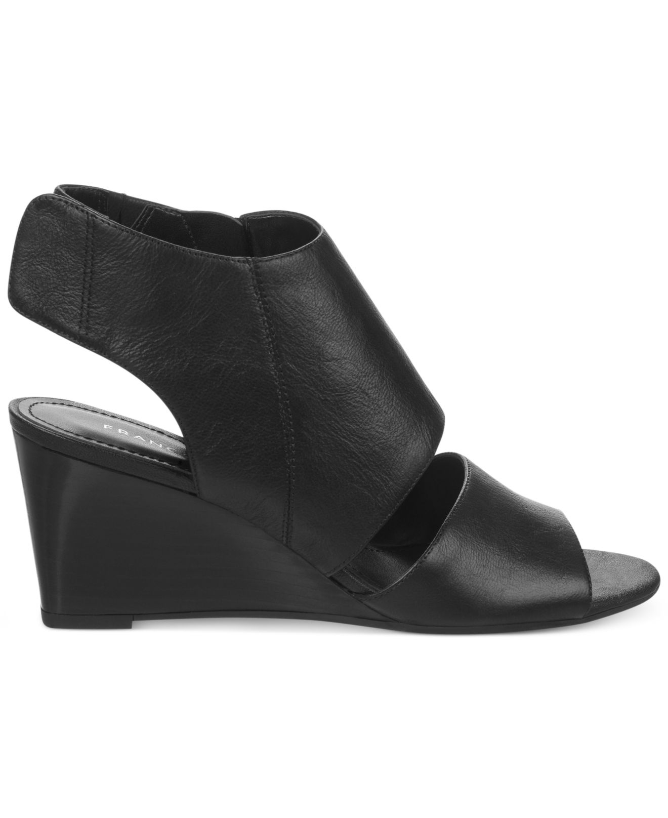 Lyst - Franco Sarto Kressa Wedge Sandals in Black