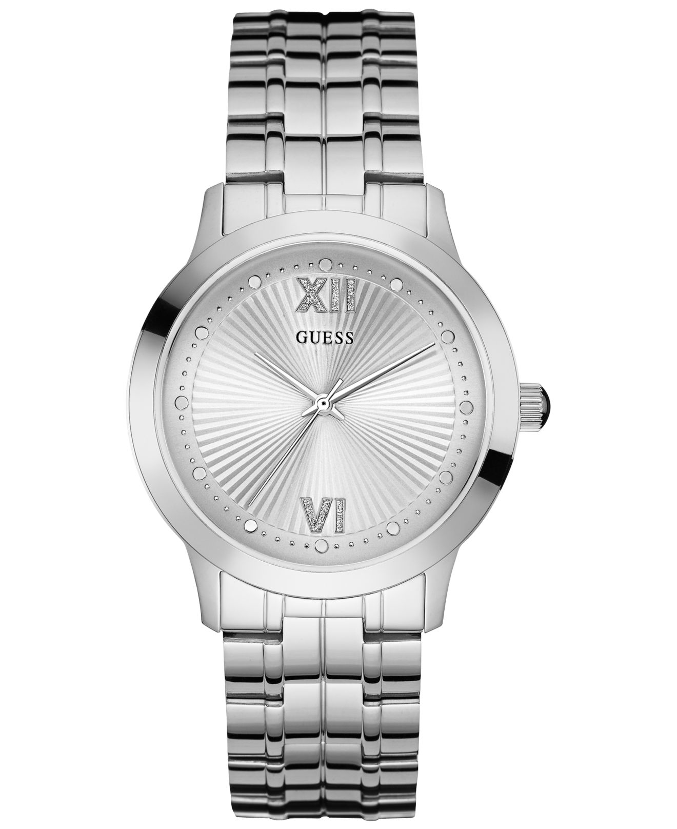 Lyst Guess Women's Stainless Steel Bracelet Watch 38mm U0634l1 in Gray