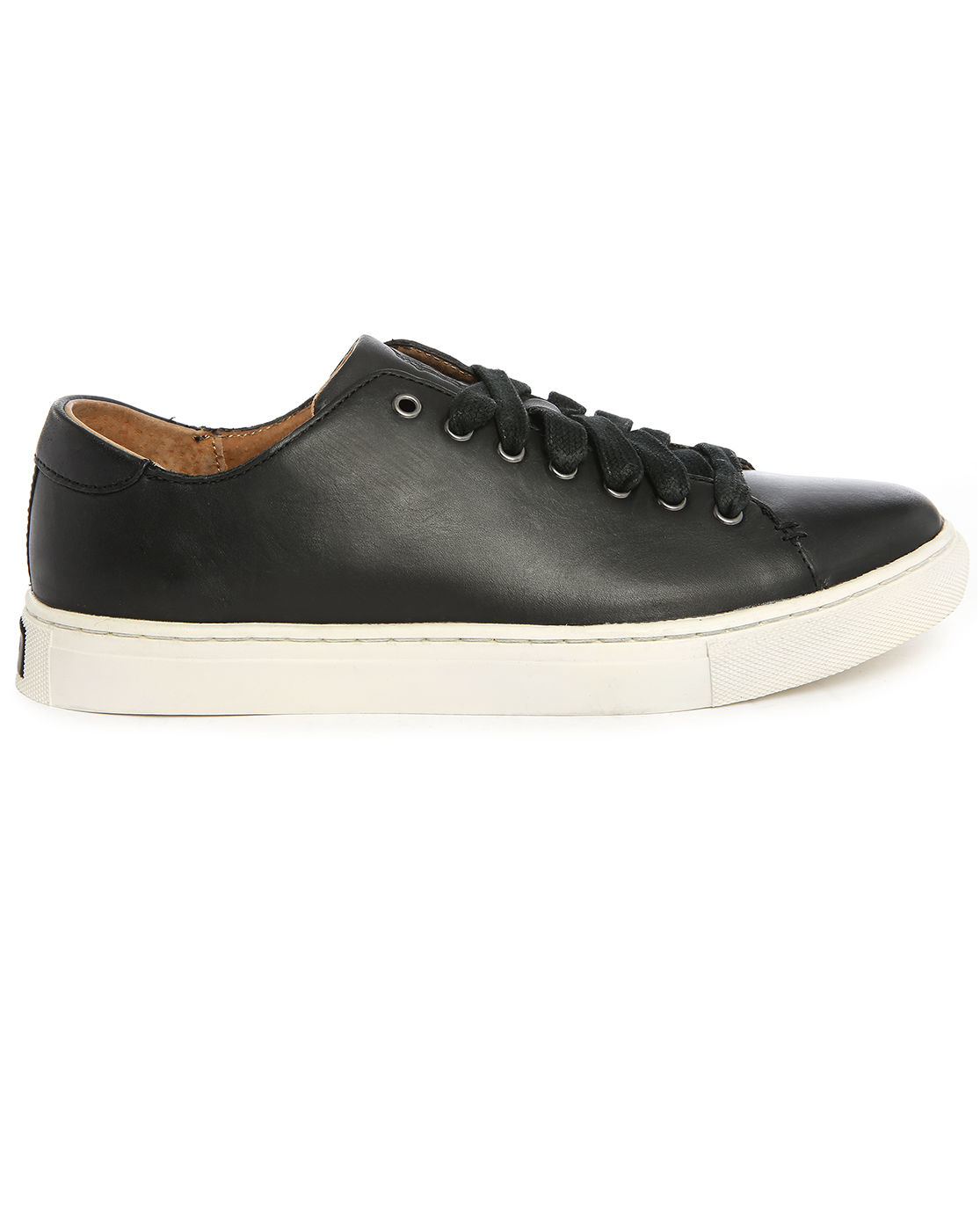 Polo ralph lauren Jermain Black Leather Sneakers in Black for Men | Lyst