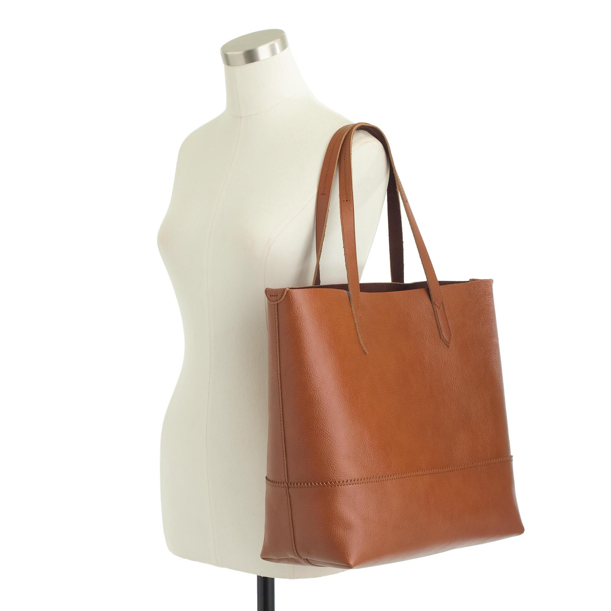 Lyst J.Crew Downing Tote in Brown