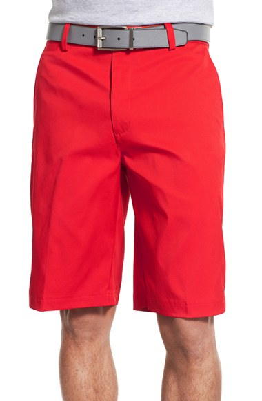 Lyst - Nike Flat Front Golf Shorts in Red for Men
