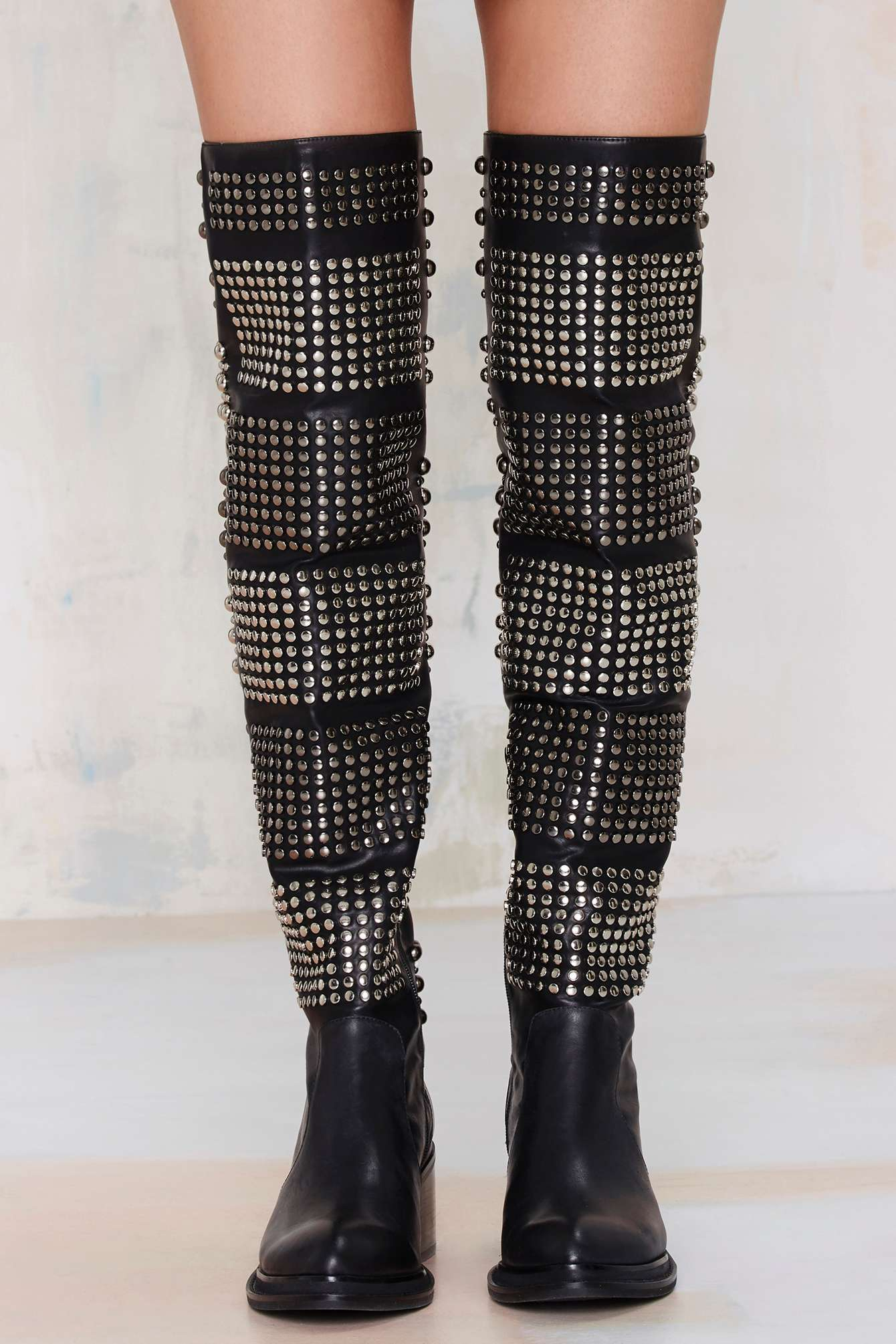 jeffrey campbell leather booties