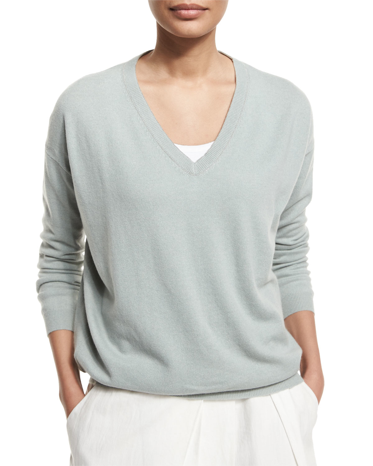 brunello cucinelli cashmere pullover