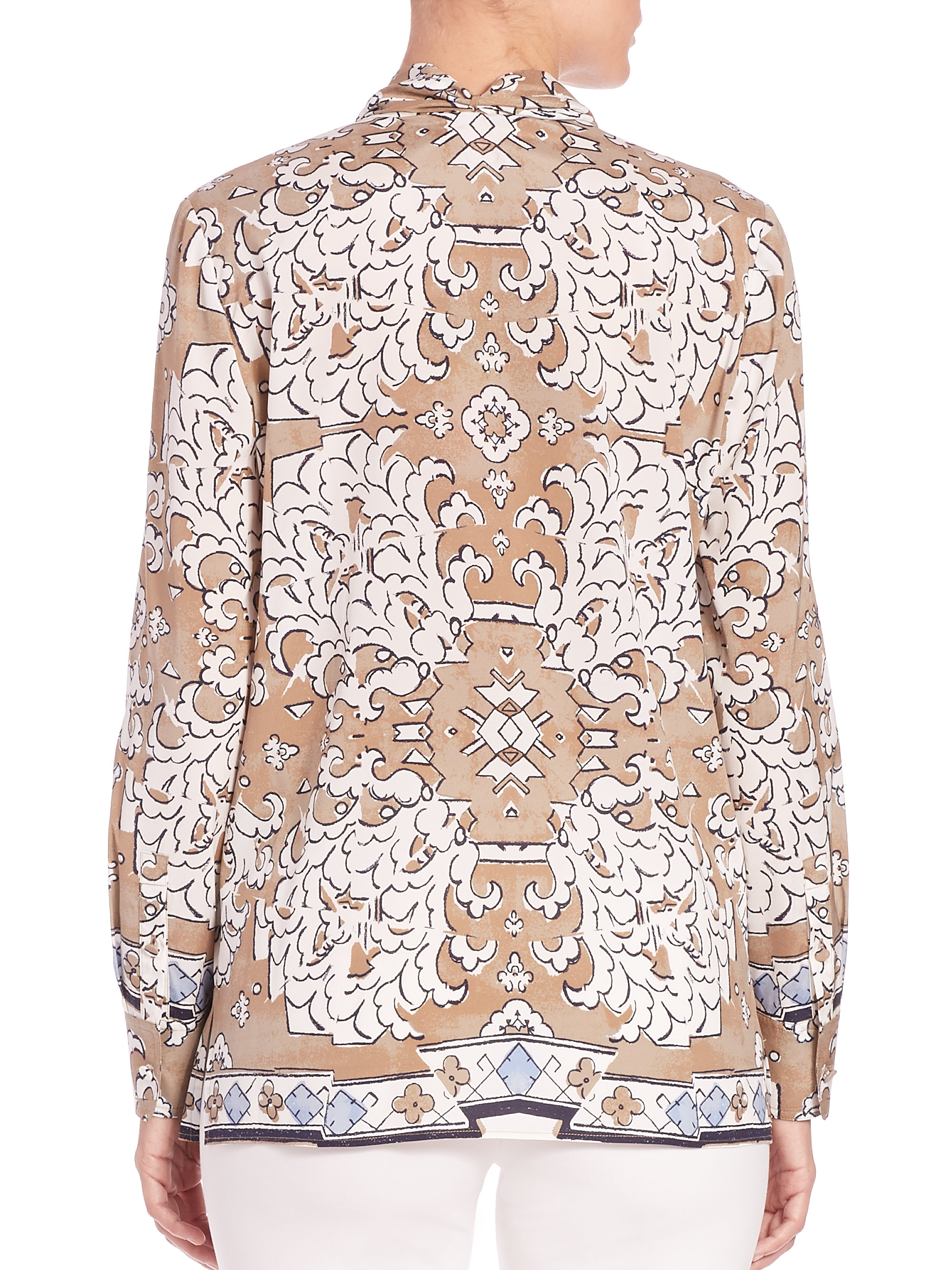 tory burch silk blouses