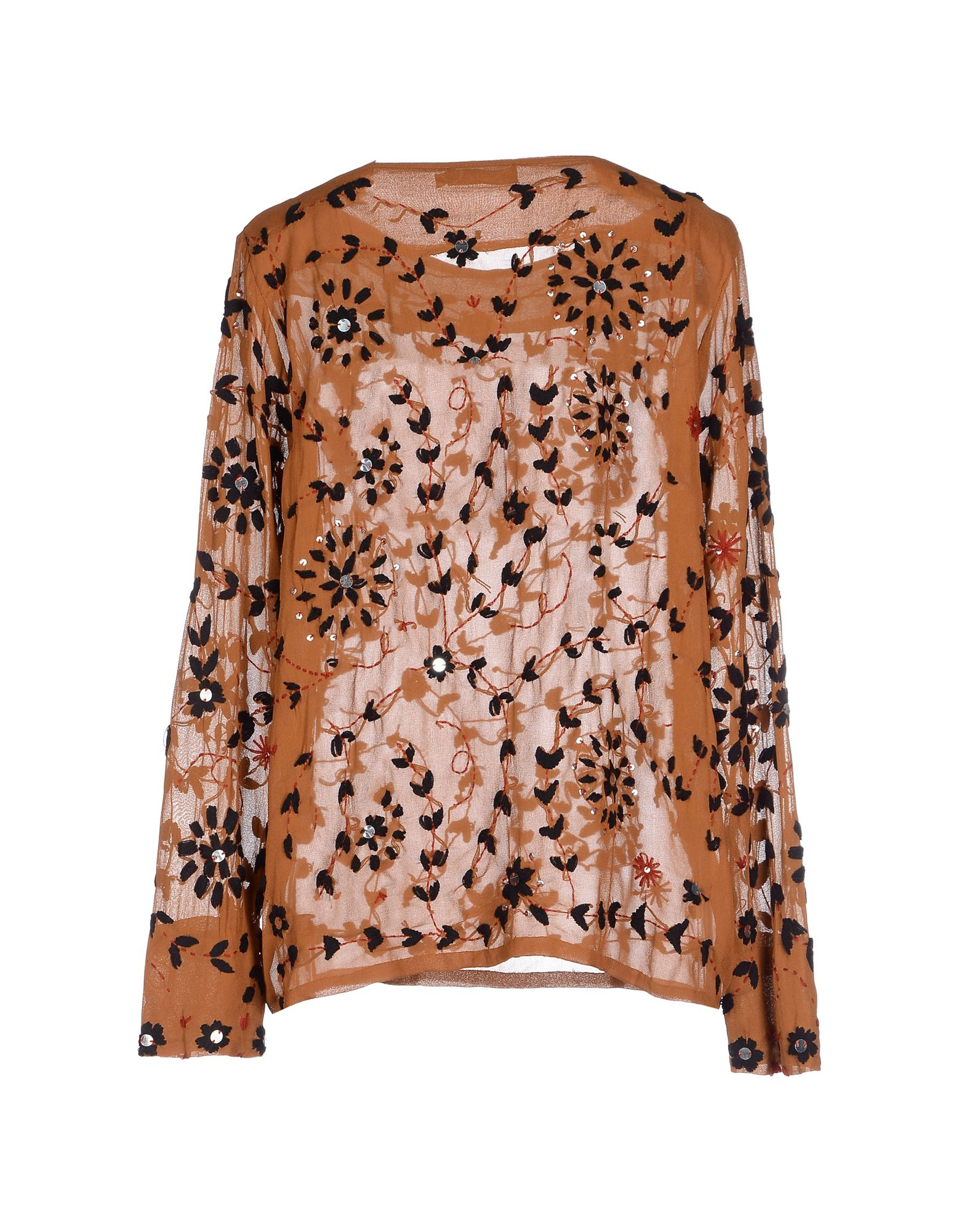 lyst antik batik blouse in brown lyst antik batik blouse in brown