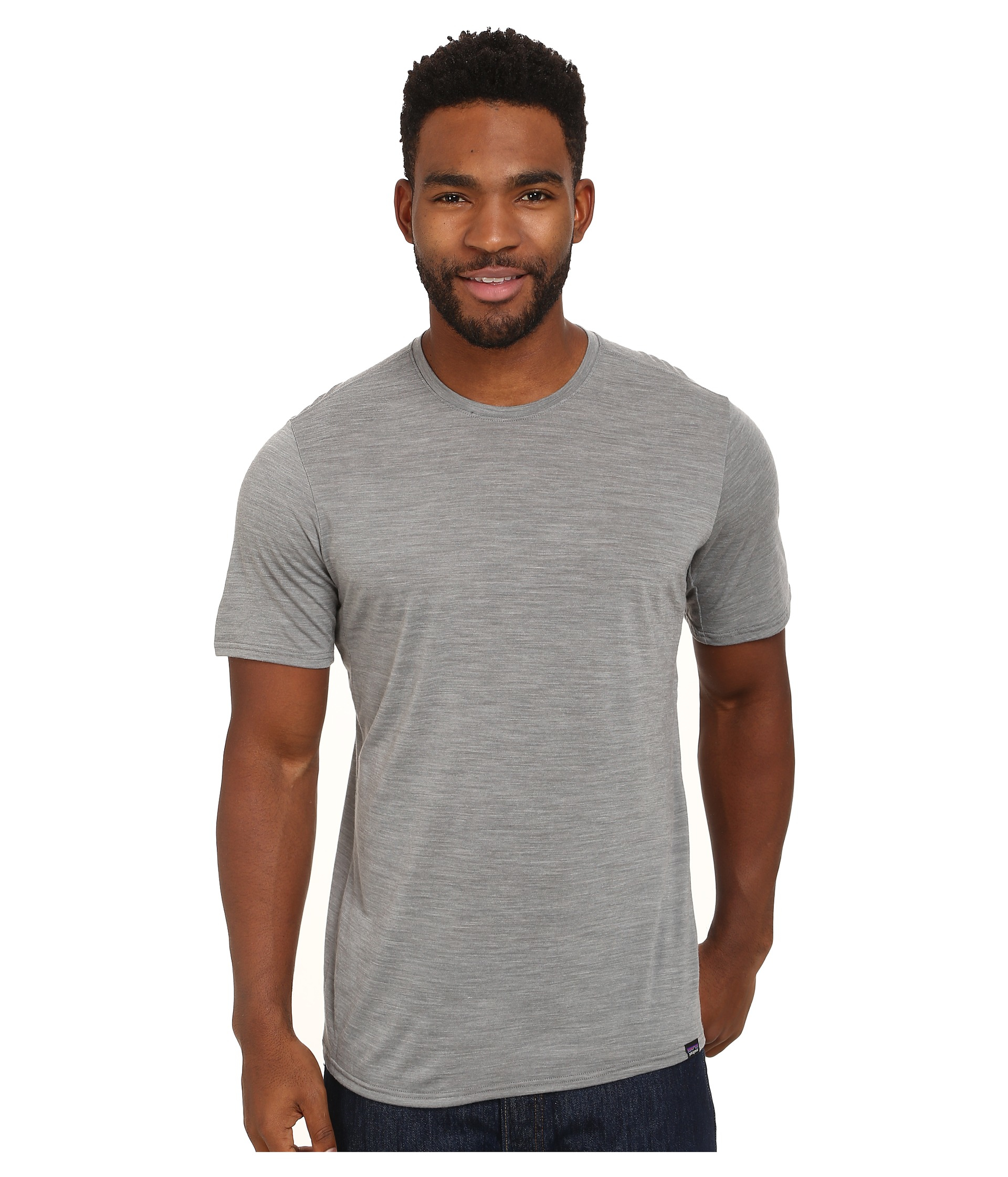 Lyst - Patagonia Merino Daily T-shirt in Gray for Men