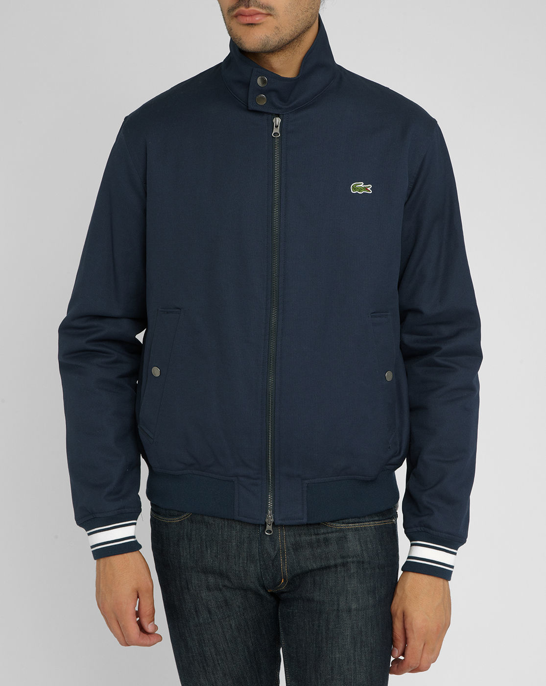 Lacoste Navy Jacket With Side Pockets in Blue for Men | Lyst