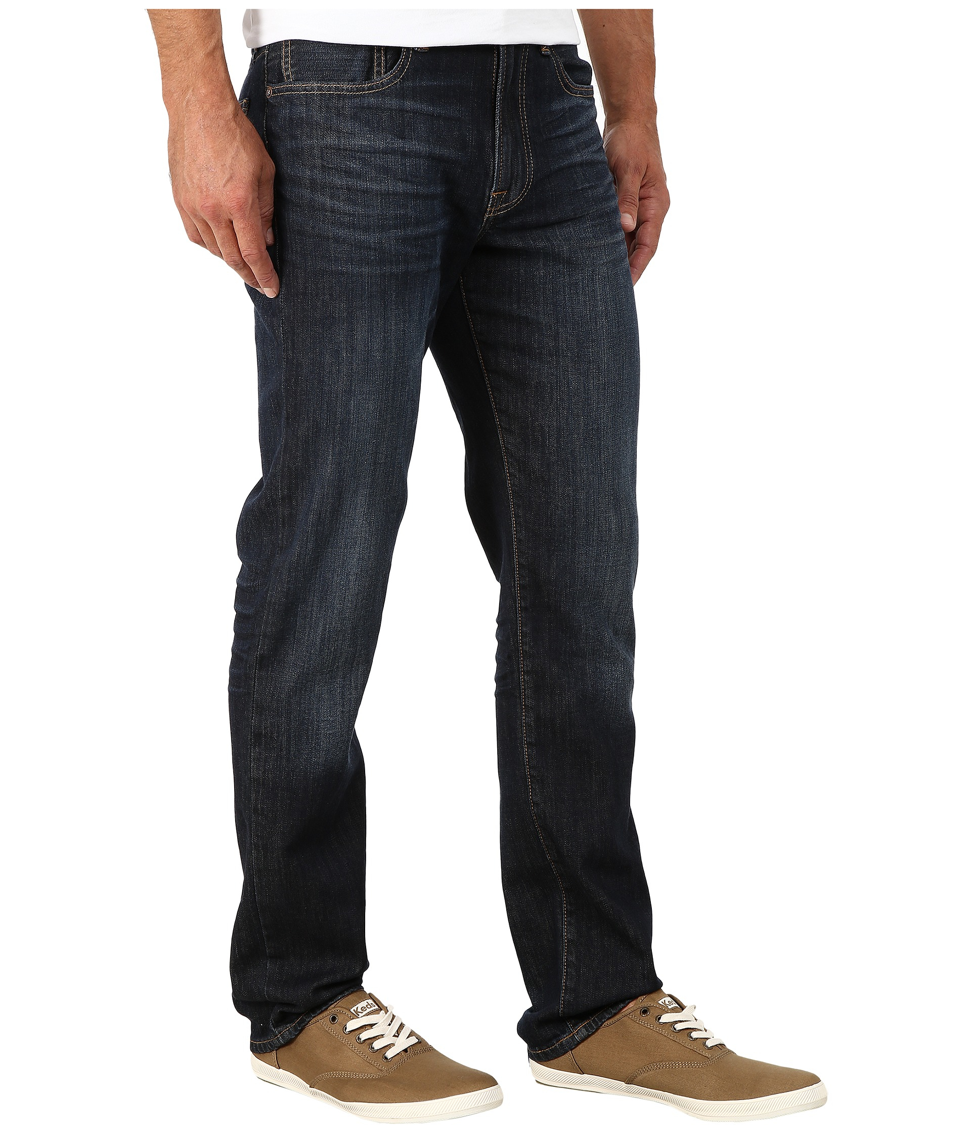 Lucky brand 221 Original Straight-leg Slim-fit Jeans in Blue for Men | Lyst