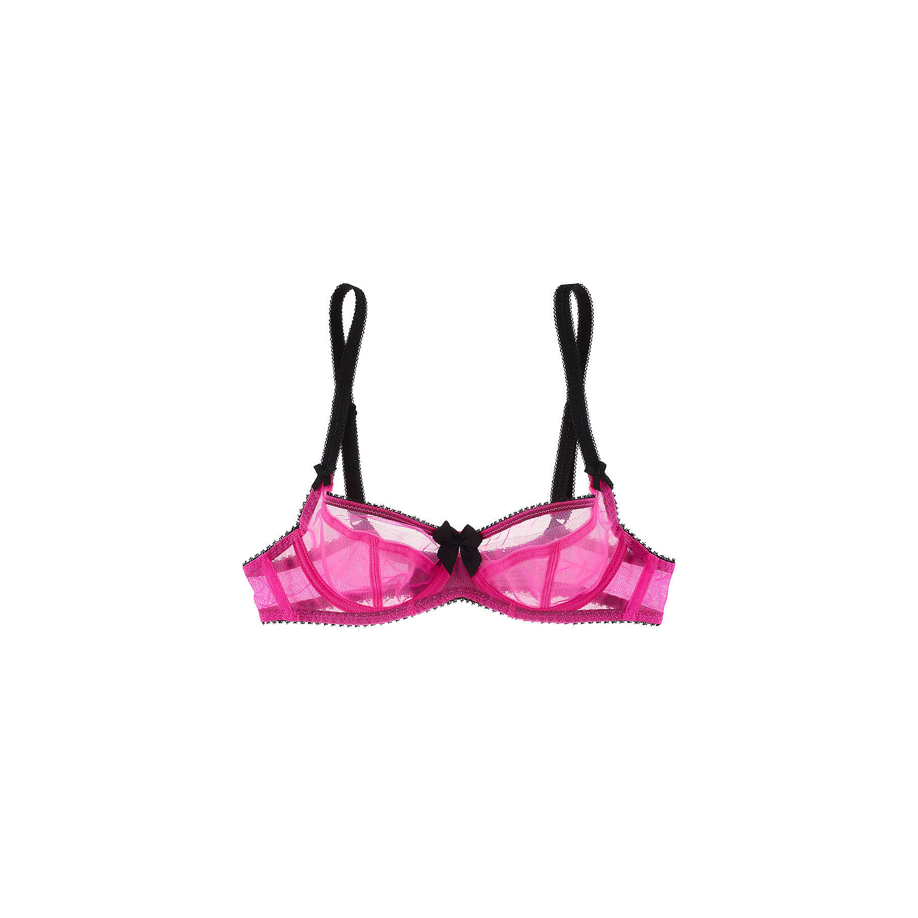 Claudette Dessous Mesh Bra in Pink | Lyst